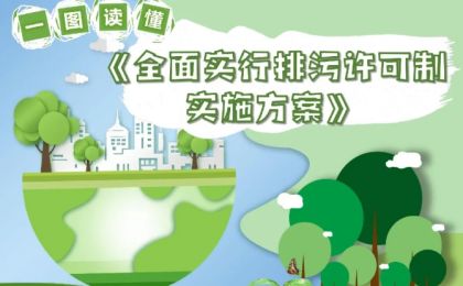 一图读懂！生态环境部发布《全面实行排污许可制实施方案》