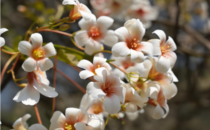 云南广南：万亩油桐花迎来最佳观赏期  