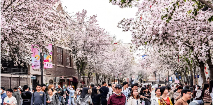 当海棠花遇见小洋楼，天津最美的春天藏在这里 